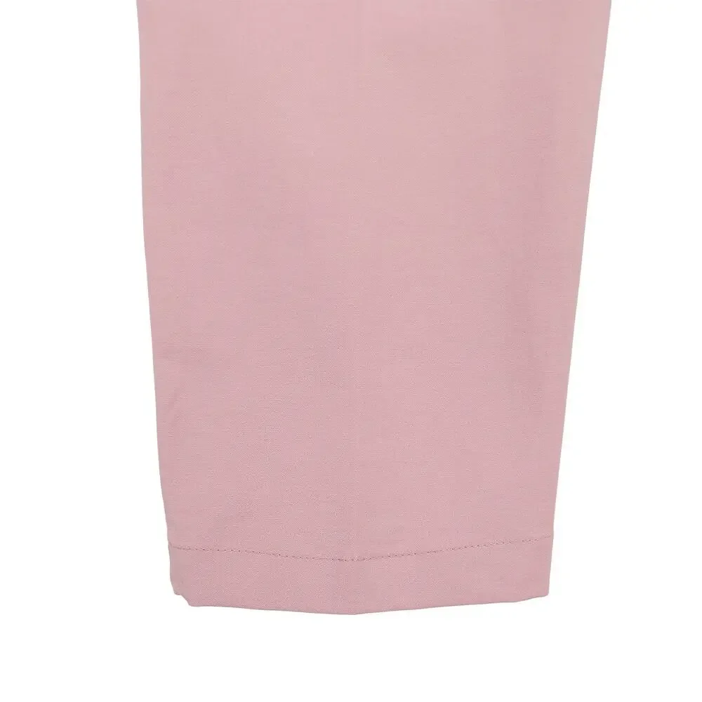 Michael Kors Mens Classic Fit Dress Pants 32x32 Rose Pink Solid Stretch Cotton